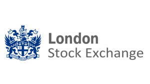 London Stock Exchange logo with coat of arms.