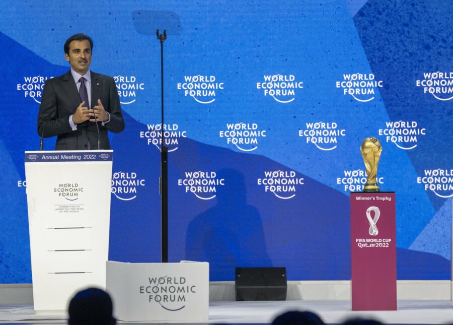 Emir of Qatar from Davos: The 2022 World Cup will be special