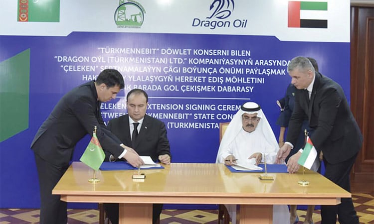Dragon Oil signs $1 bn extension deal with Turkmenistan