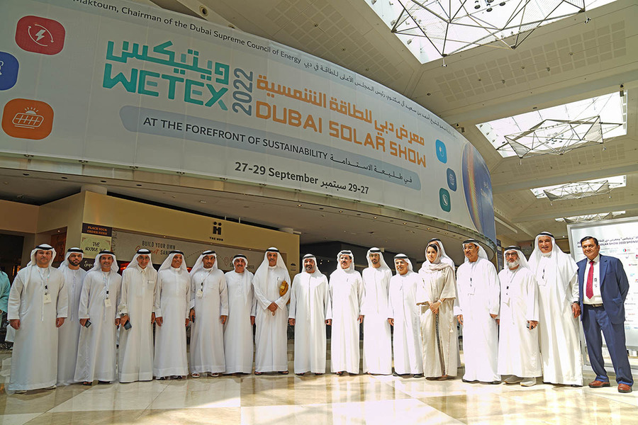 الشيخ أحمد بن سعيد آل مكتوم يفتتح الدورة الـ 24 من معرض “ويتيكس ودبي للطاقة الشمسية”