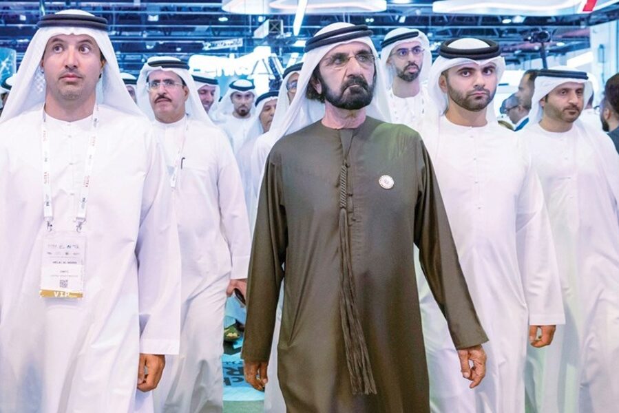 الشيخ محمد بن راشد آل مكتوم يقوم بجولة في معرض “جيتكس غلوبال 2022”