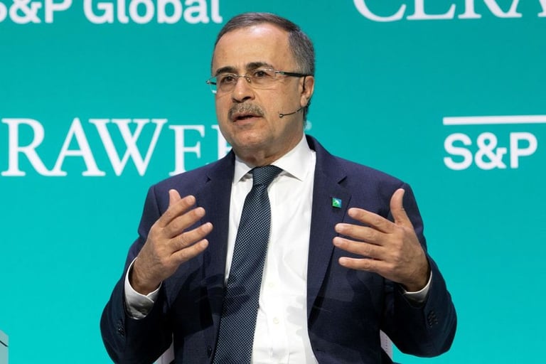 Excess production capacity not solely Saudi's responsibility, Aramco chief says