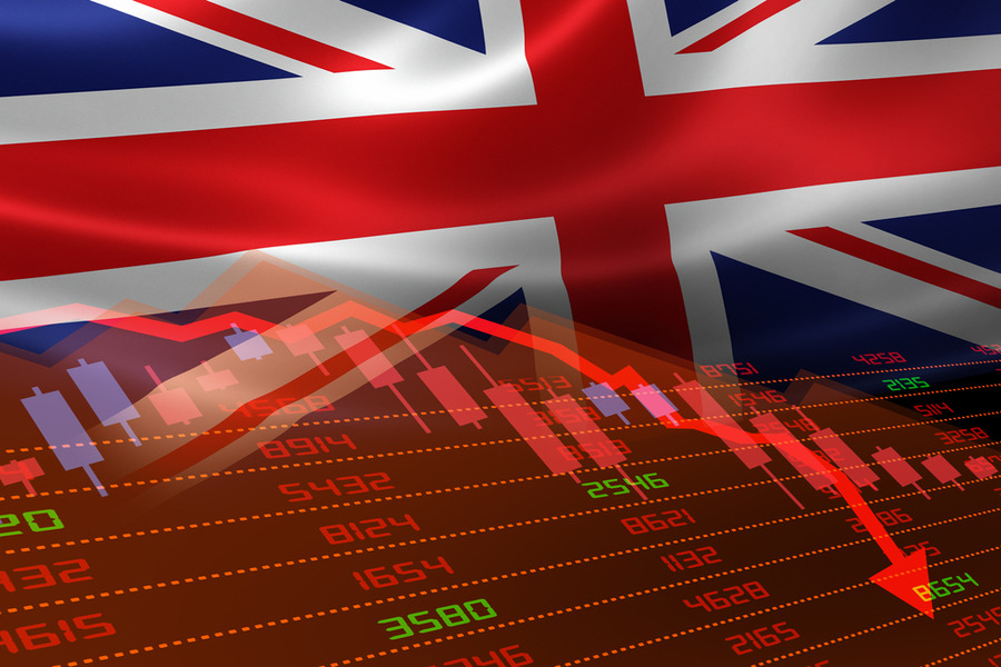 إقتصاد بريطانيا ينكمش في بداية طريق طويل من الركود