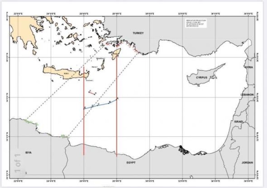 Egypt maritime borders