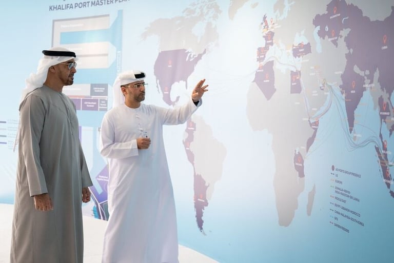 الإمارات تحتفل بتوسيع ميناء خليفة بتكلفة إجمالية بلغت 4 مليار درهم