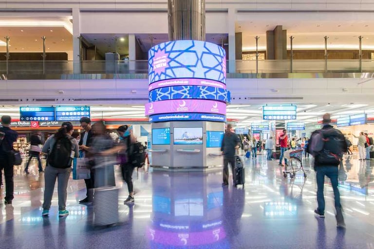 مطار دبي الدولي يستقبل 66 مليون مسافر في 2022