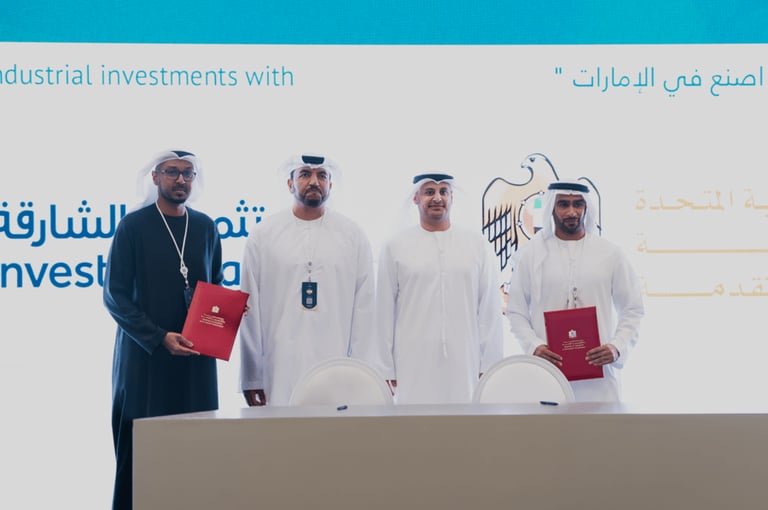 UAE’s MoIAT, Sharjah FDI Office sign MoU