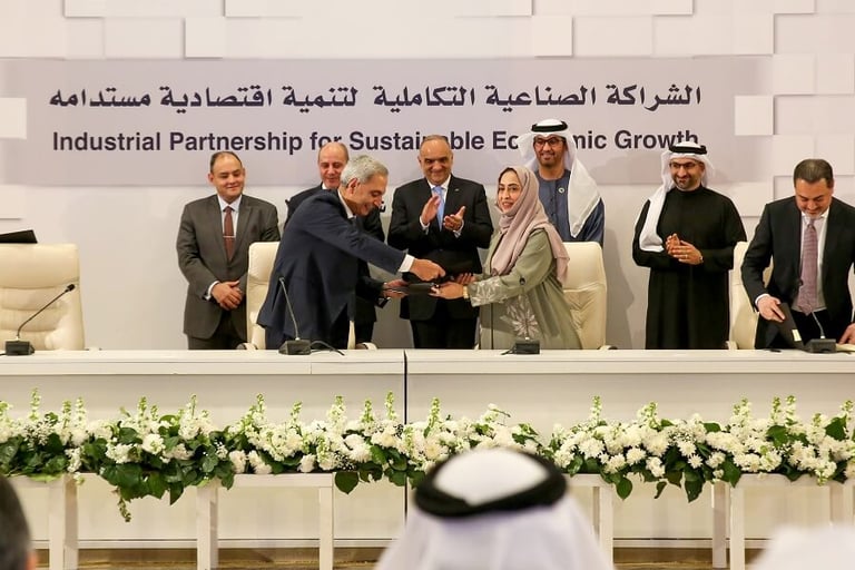 12 agreements, $2 billion worth, between UAE, Jordan, Egypt and Bahrain