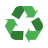 Three green arrows forming a recycling symbol.