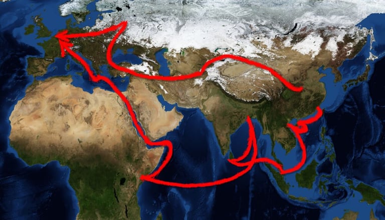A  new modernized Silk Road between Saudi and China