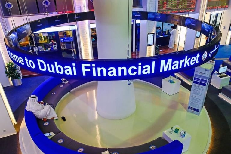 سوق دبي المالي يحقق أعلى قيمة سوقية منذ العام 2015 ويربح 3.7 مليار درهم
