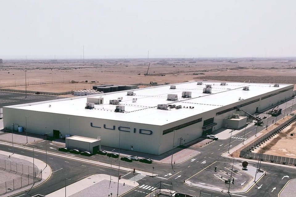 Lucid reveals state-of-the-art facility for 155,000 EVs in Saudi Arabia