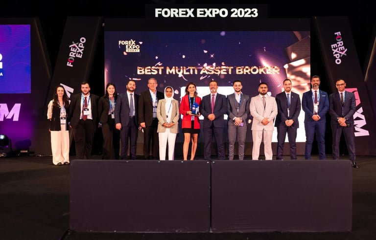 Exness تحوز على جائزة أفضل وسيط عالمي متعدد الأصول في معرض Forex Expo دبي 2023