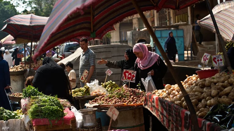 توقّعات بارتفاع التضخم في مصر إلى 37.6 في المئة في سبتمبر