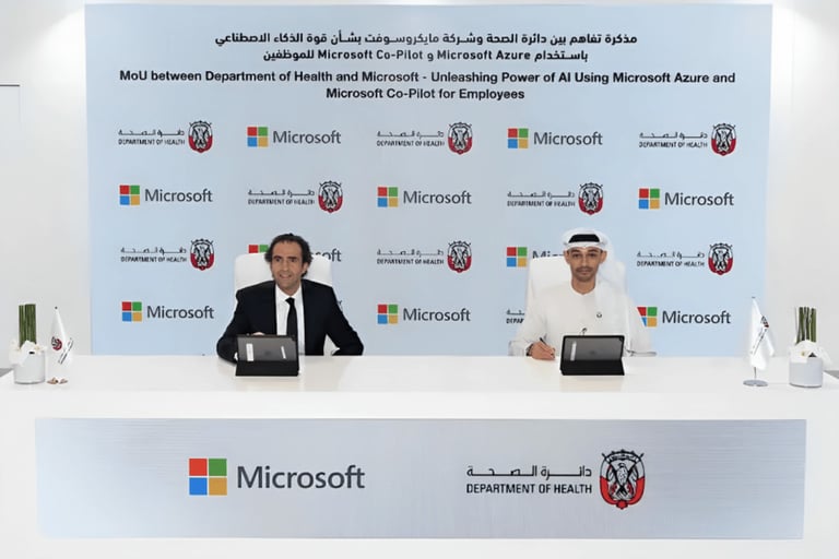Abu Dhabi's DoH, Microsoft unite to harness the power of AI