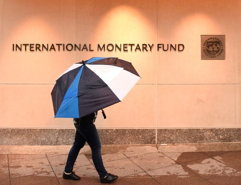IMF: Global economy not knocked out, yet challenged