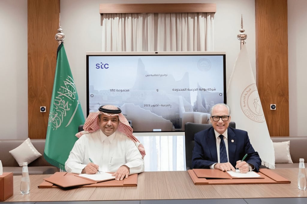 إبرام شراكة استراتيجية بين مجموعة stc وشركة الدرعية لتحويل الدرعية إلى منطقة تراثية ذكية