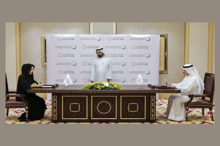 اتفاقية بين مدينة إكسبو وكهرباء دبي لتوفير 100 ألف ميجاوات بالطاقة المتجددة