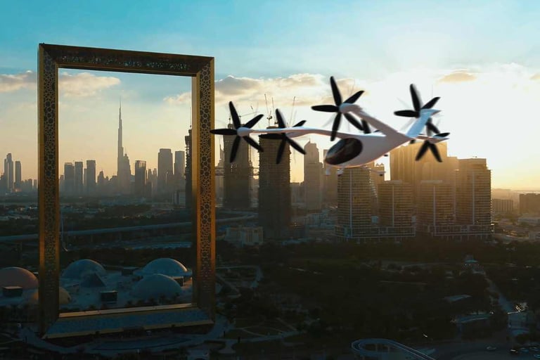 مستقبل قطاع النقل: التاكسي الجوي ذاتي القيادة سيحتل سماء دبي