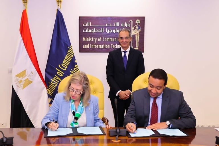Telecom Egypt and ICANN sign an agreement and activate Africa’s  second ICANN Managed Root Server