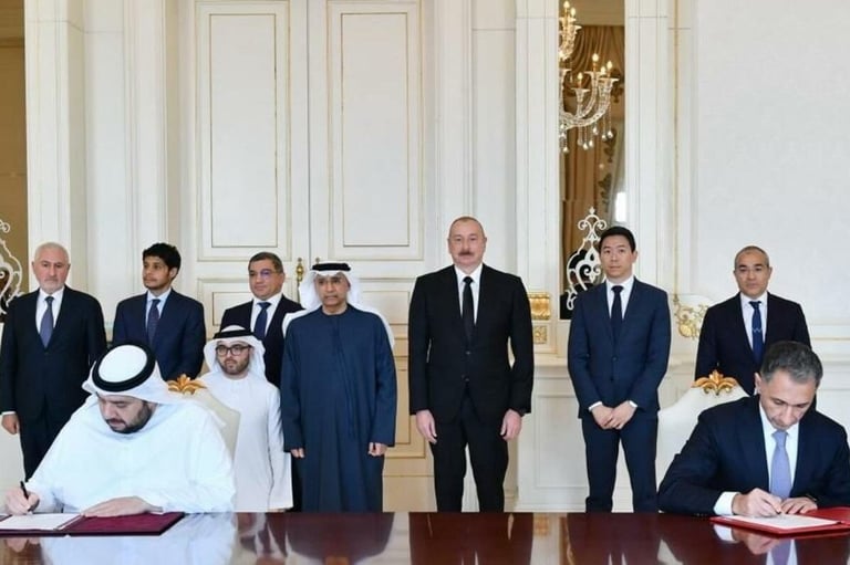 اتفاقية جديدة بين الإمارات وأذربيجان لدعم البنية التحتية الرقمية.. ومنصة استثمارية مشتركة