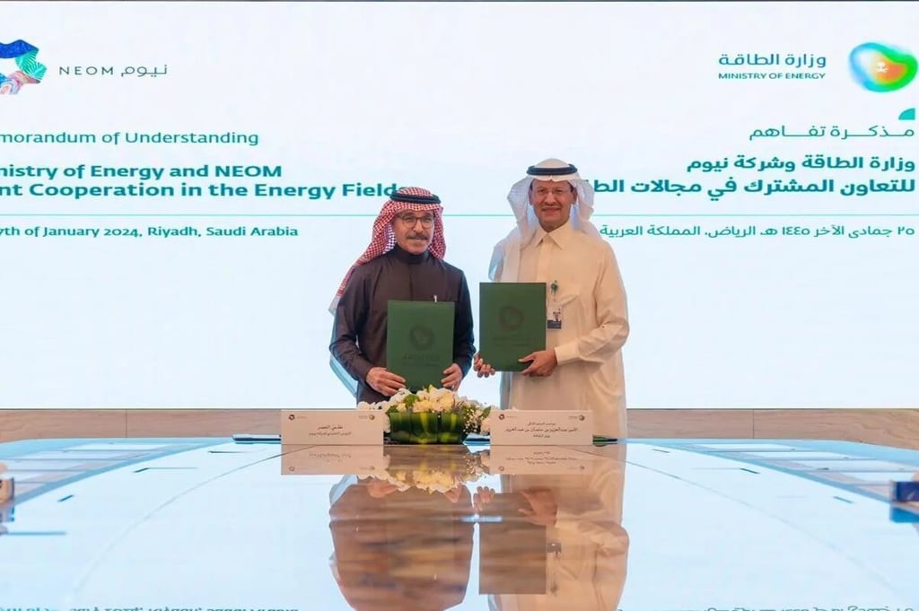 Promoting innovation and sustainability: Saudi Energy Ministry joins forces with NEOM