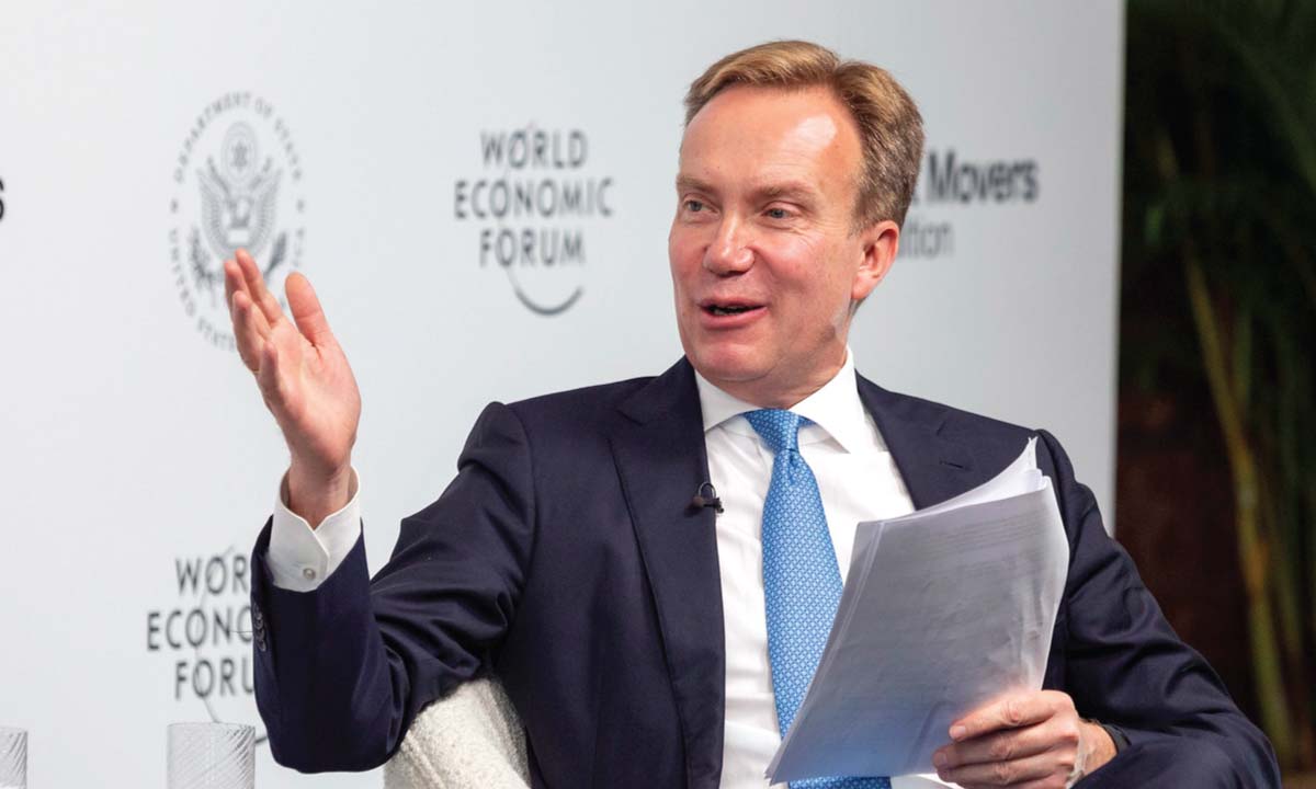 Børge Brende, president of the World Economic Forum