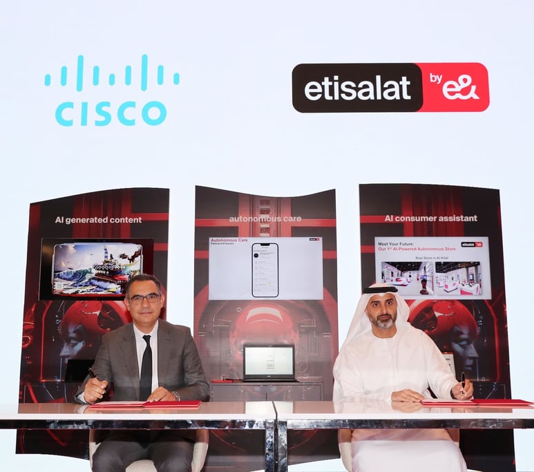 تعاون بين اتصالات من إي آند وسيسكو لدعم التحول الرقمي في الإمارات