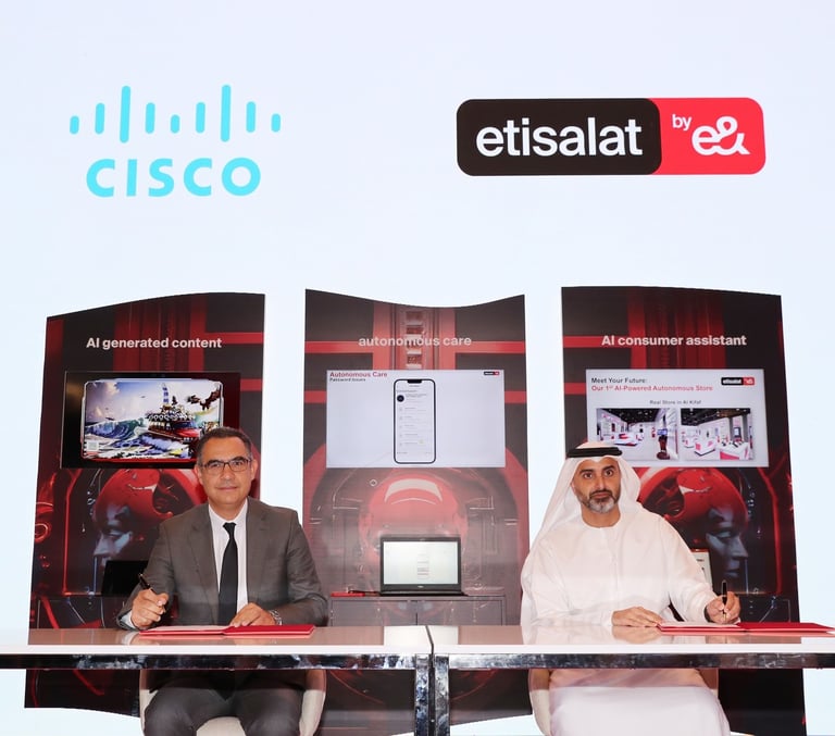 Etisalat by e&, Cisco join forces to enhance connectivity solutions in the UAE