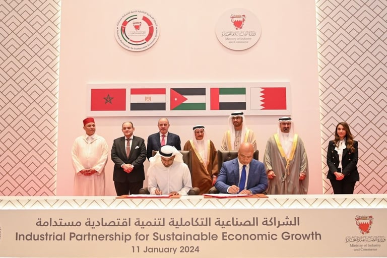 توقيع عقد بين حديد الإمارات أركان وحديد البحرين بـ2 مليار دولار
