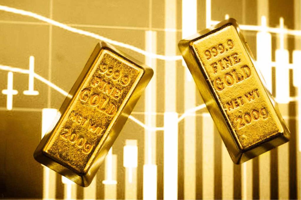 Gold prices down in market opening