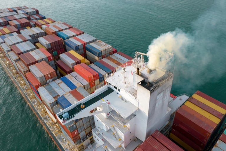 تحليل جديد يتوقع ارتفاع مستويات الانبعاثات الناجمة عن الشحن البحري بنسبة 44 في المئة بحلول 2050