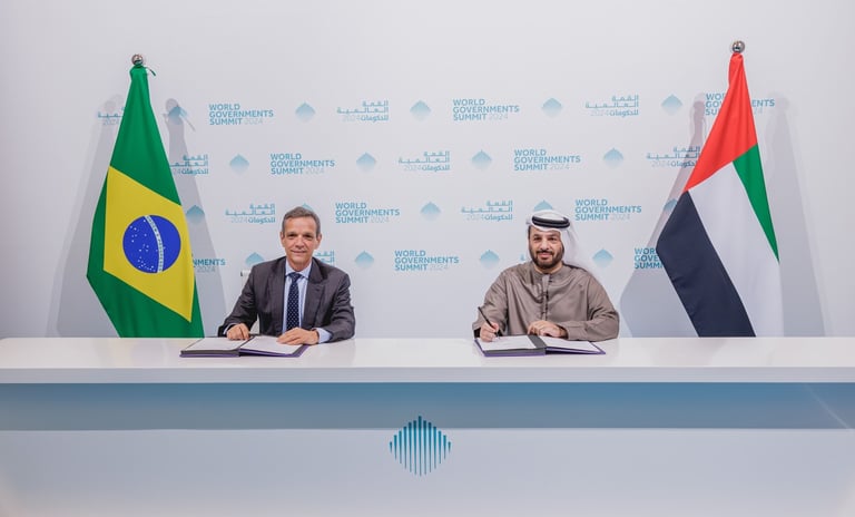 القمة العالمية للحكومات 2024: توقيع شراكة بين مجلس أبحاث التكنولوجيا المتطورة في الإمارات وحكومة ساو باولو لإدماج الذكاء الاصطناعي في الخدمات الحكومية
