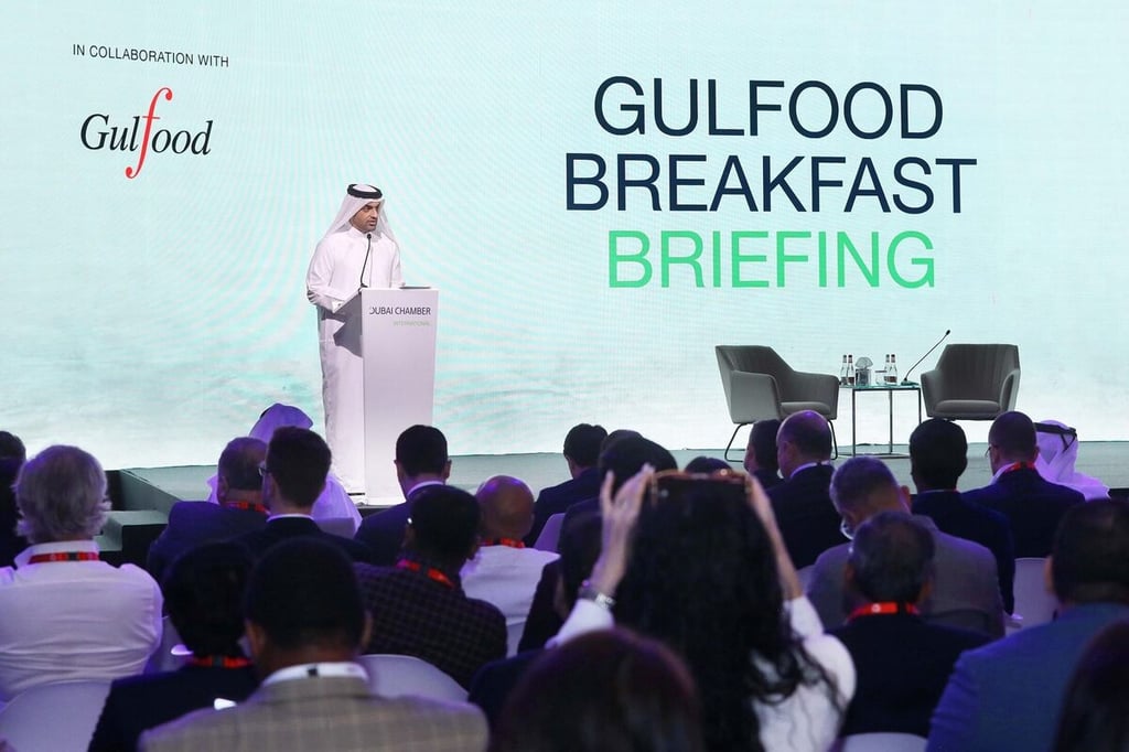 Mohammad Ali bin Rashed Lootah, President and CEO, Dubai Chambers, at Gulfood.