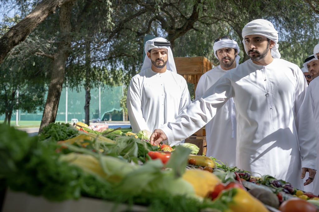 الشيخ حمدان يُطلق برنامج مزارع دبي بهدف تعزيز استدامة المنتجات والمحاصيل النباتية