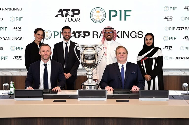 Saudi Arabia's PIF and ATP forge long-term strategic partnership to drive global tennis expansion