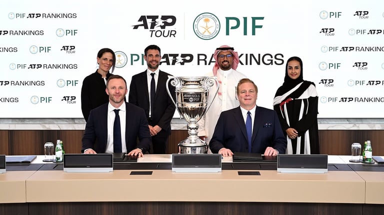 Saudi Arabia’s PIF and ATP forge long-term strategic partnership to drive global tennis expansion