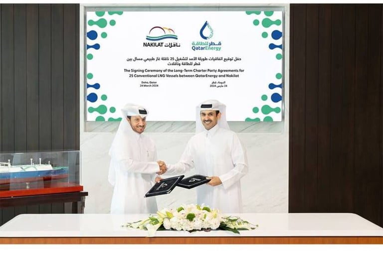 QatarEnergy, Nakilat forge agreement to lease and operate 25 gas tankers