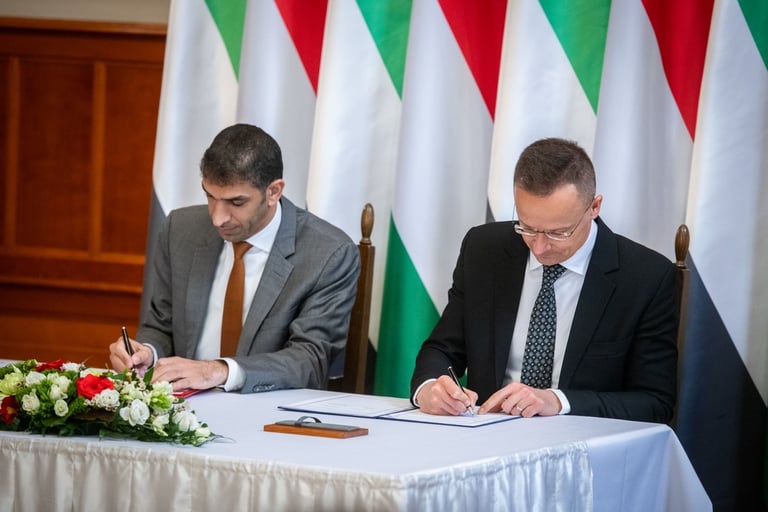UAE-Hungary economic cooperation agreement to advance trade, investment flows