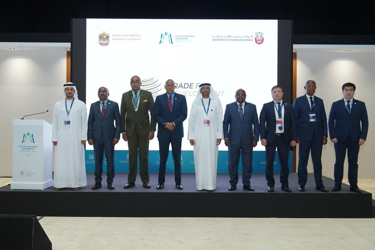 المؤتمر الوزاري الثالث عشر لمنظمة التجارة العالمية: الإمارات تطلق منصة التجارة من أجل التنمية لثمانية أعضاء في المنظمة