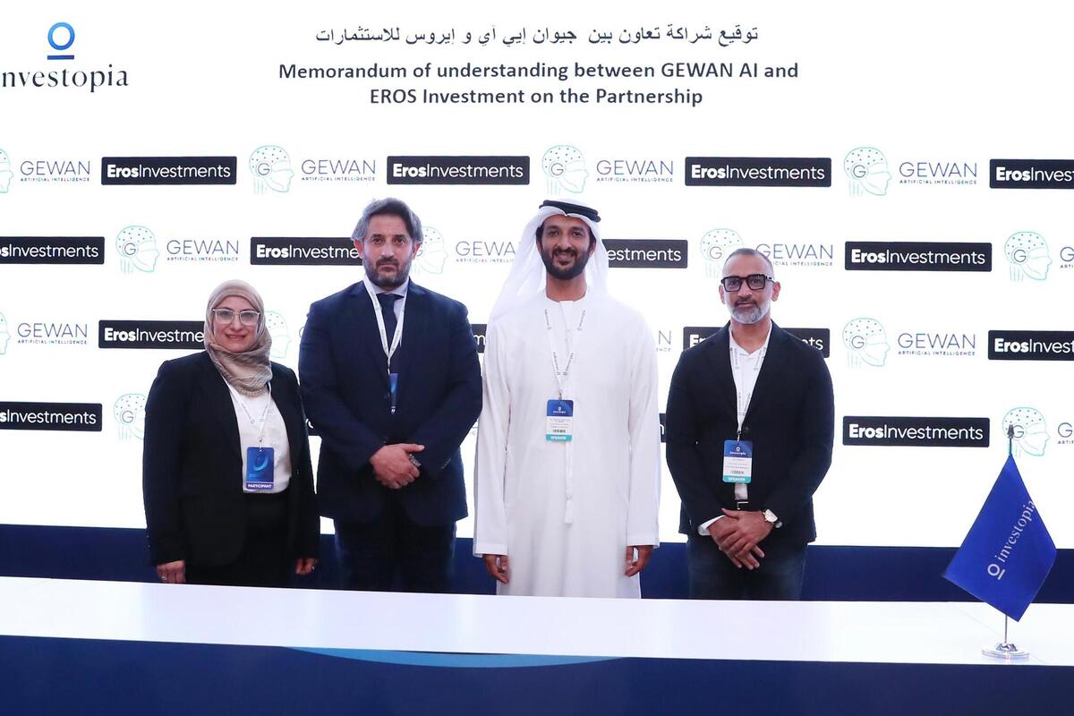 Investopia 2024: Gewan AI, Eros Investment partner to promote AI innovation