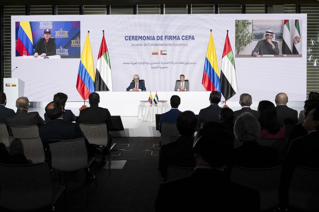 الإمارات وكولومبيا توقعان اتفاقية شراكة اقتصادية شاملة لتعزيز التجارة والاستثمار