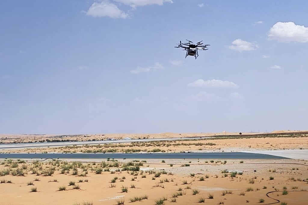 Video: New UAE milestone as air taxi maker EHang completes demo flight with passenger