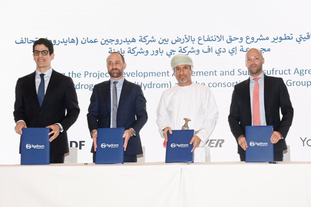 Oman’s Hydrom secures $11 billion worth of contracts for green hydrogen projects