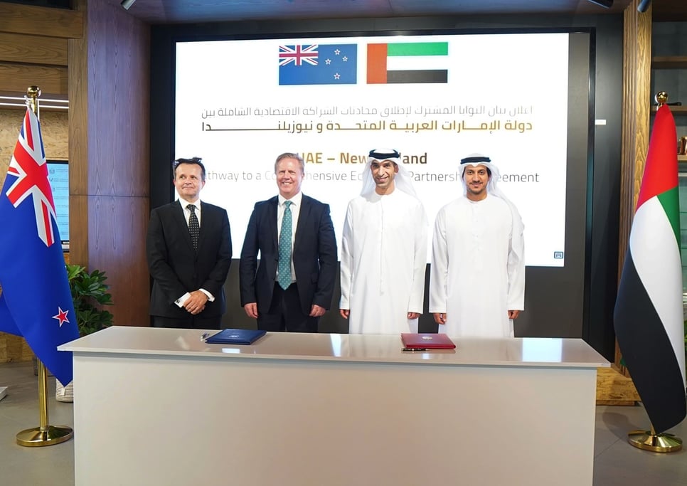 UAE and New Zealand begin economic partnership negotiations to boost trade, investment