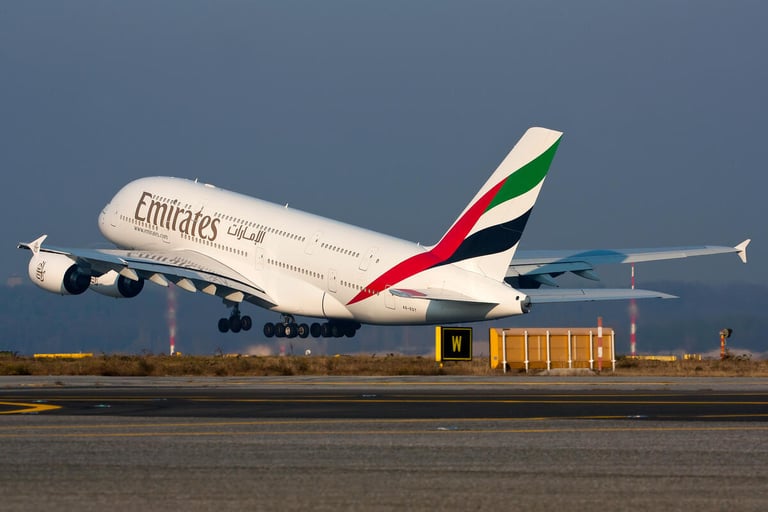 Emirates begins operating flights from Singapore using SAF