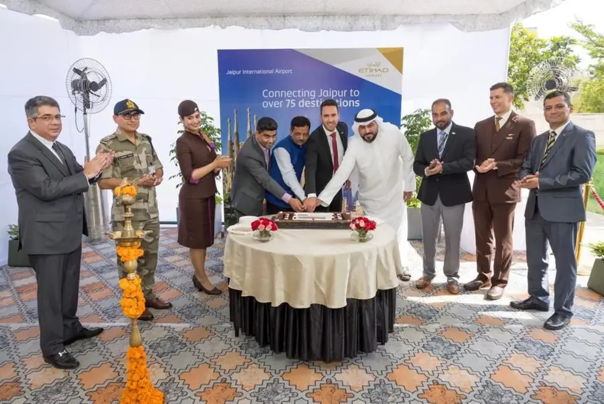 Abu Dhabi’s Etihad Airways adds new route to northwest India with four weekly flights to Jaipur