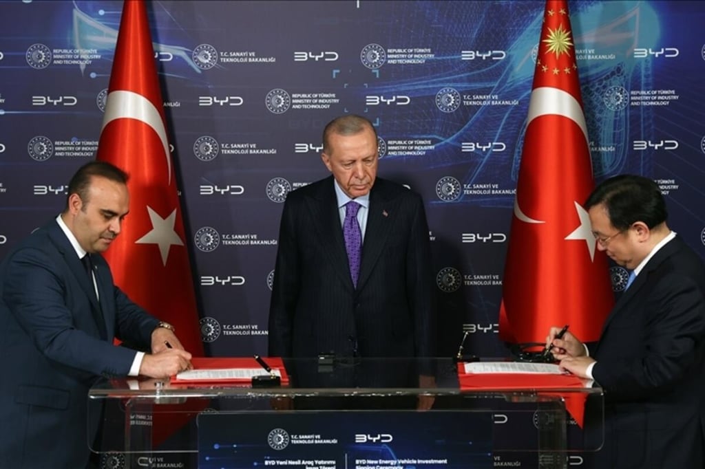 World’s largest EV producer BYD to build $1 billion factory in Türkiye