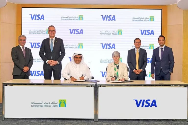 Commercial Bank of Dubai, Visa ink agreement to accelerate digital payments in UAE