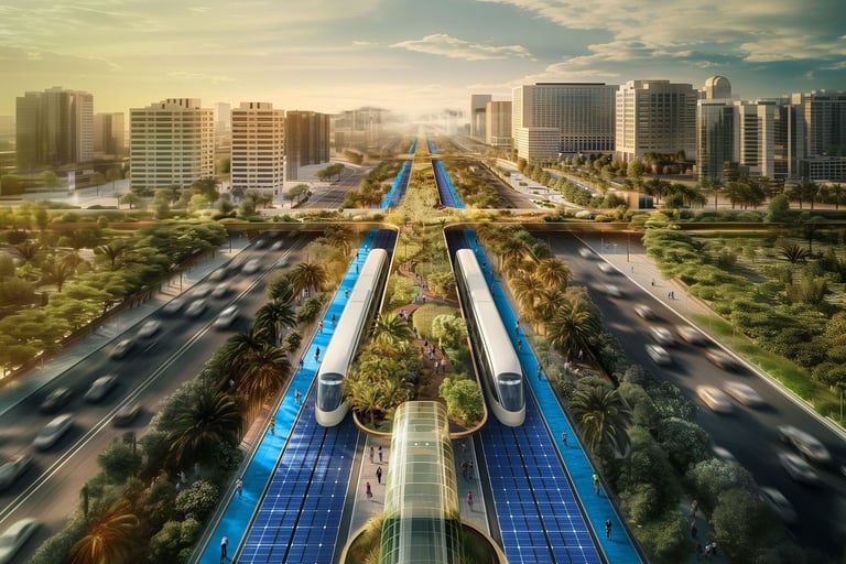 Dubai Green Spine: Plan unveiled to transform key highway E311 with trams, cycling paths